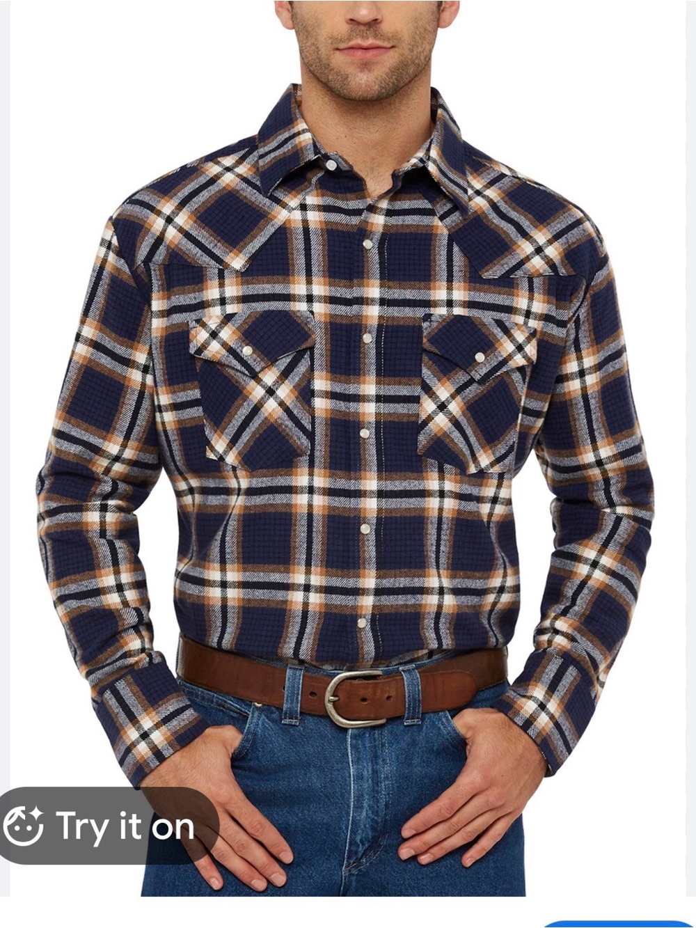 Ely Cattleman Men’s Western Green Plaid Snap Long Sleeve Size Large NWT